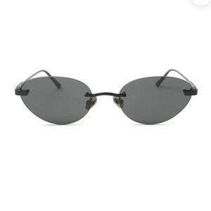 Elisa Johnson Trinity Sunnies in Gloss Black
